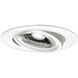 Direct To Ceiling Gimble Textured White Downlight