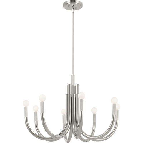 Odensa LED 29.25 inch Polished Nickel Chandelier Ceiling Light