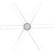Solen 65 inch Champagne Bronze with Matte White Blades Ceiling Fan