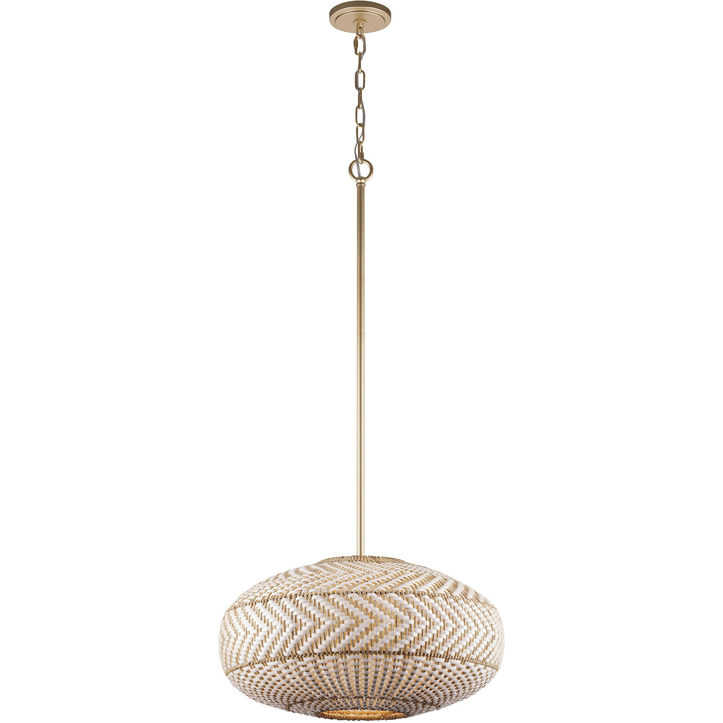 Zanzibar Pendant Ceiling Light in Soft Gold