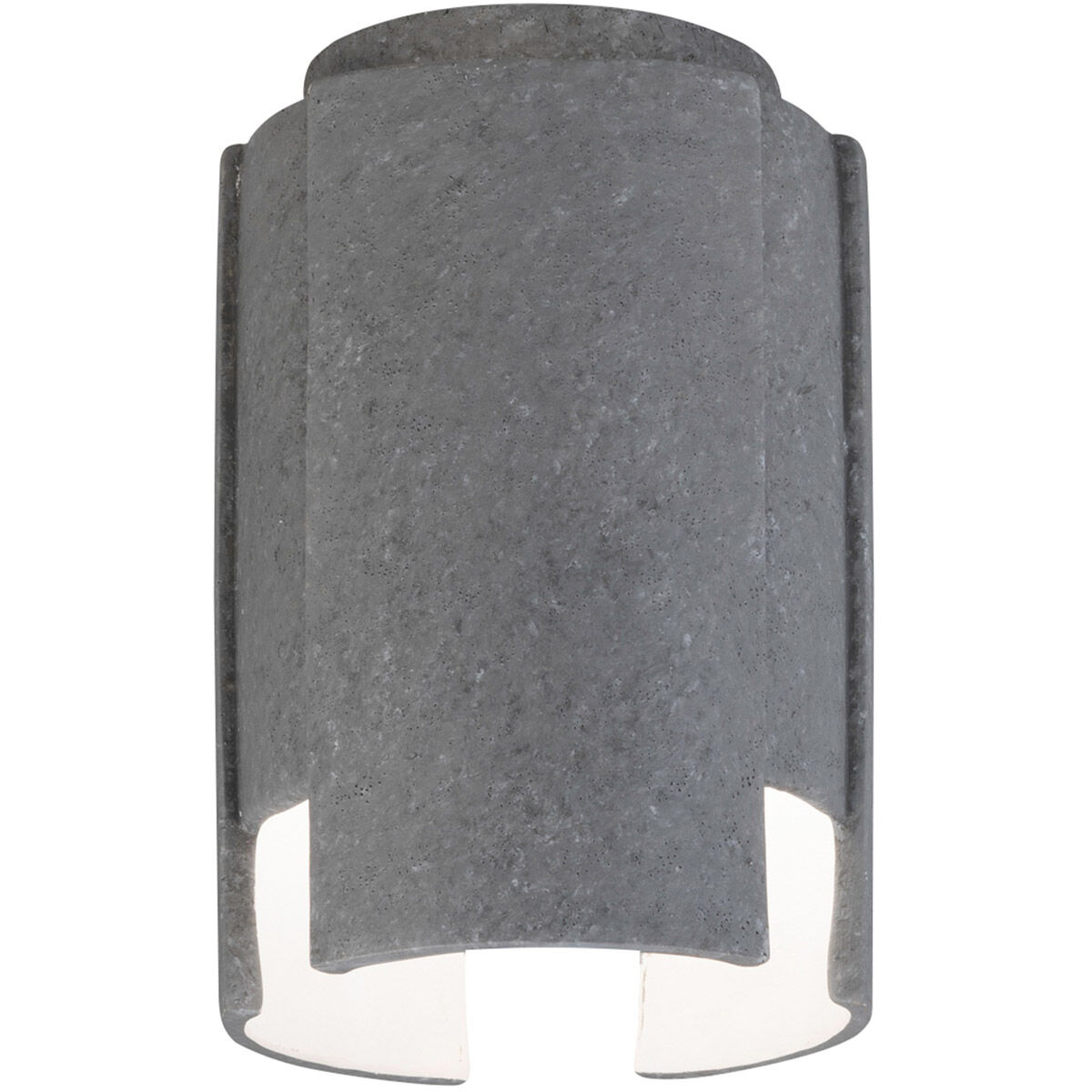 Radiance Collection LED 6.25 inch Carbon Matte Black/Champagne Gold Outdoor Flush-Mount