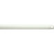 Independence Matte White Fan Down Rod, 24 inch