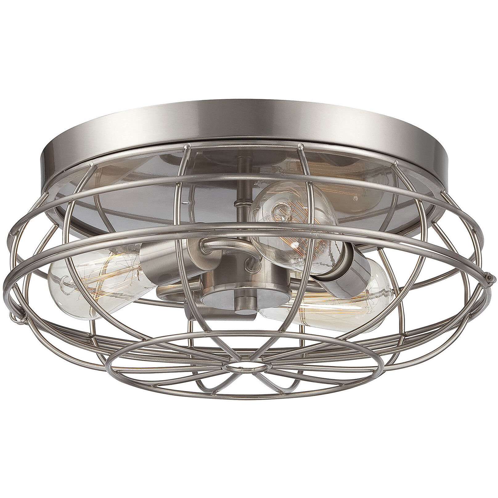 Scout 3 Light 15.00 inch Flush Mount