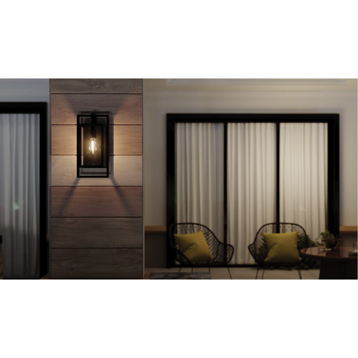 Goson 1 Light 16 inch Black Outdoor Wall Mount, Medium