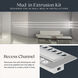 TE Series Silver 96 inch Extrusion Kit, Mud-In