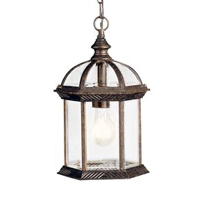 Barrie LED 8 inch Tannery Bronze Outdoor Hanging Pendant