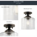 Winslow 1 Light 9 inch Olde Bronze Semi Flush Light Ceiling Light
