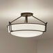 Alkire 4 Light 22 inch Olde Bronze Semi Flush Light Ceiling Light
