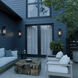 Marea 1 Light 20.25 inch Textured Black Outdoor Wall Light