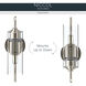 Niccol 1 Light 5 inch Polished Nickel Wall Sconce Wall Light