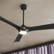 Veetra 56 inch Matte Black Ceiling Fan