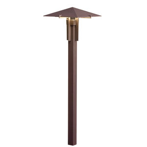 Forged 12 2.00 watt Textured Architectural Bronze Landscape 12V LED Path/Spread in 2700K