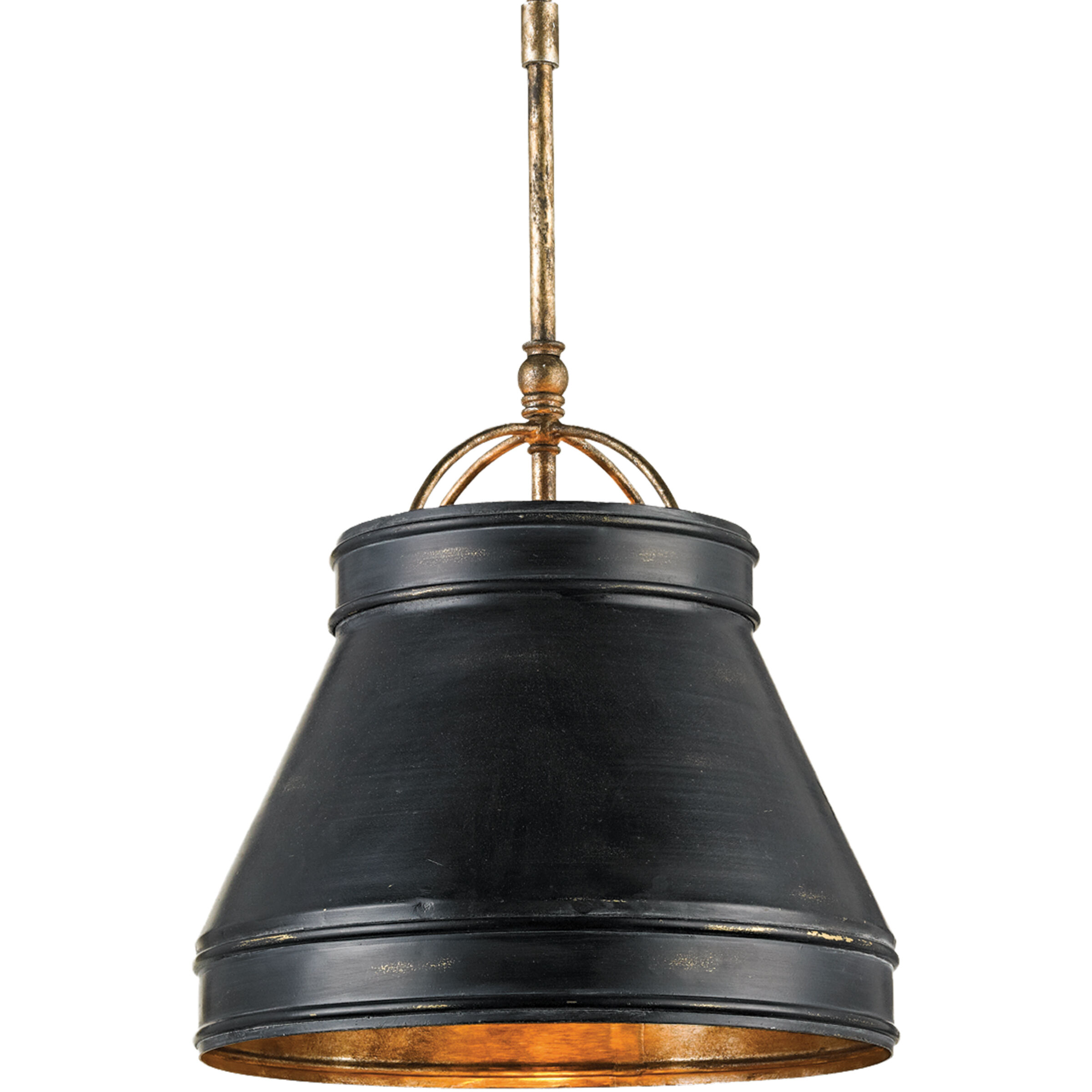 Lumley 1 Light 13 inch French Black/Pyrite Bronze Pendant Ceiling Light