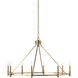 Carrick 8 Light Champagne Bronze Chandelier Ceiling Light, 1 Tier Medium