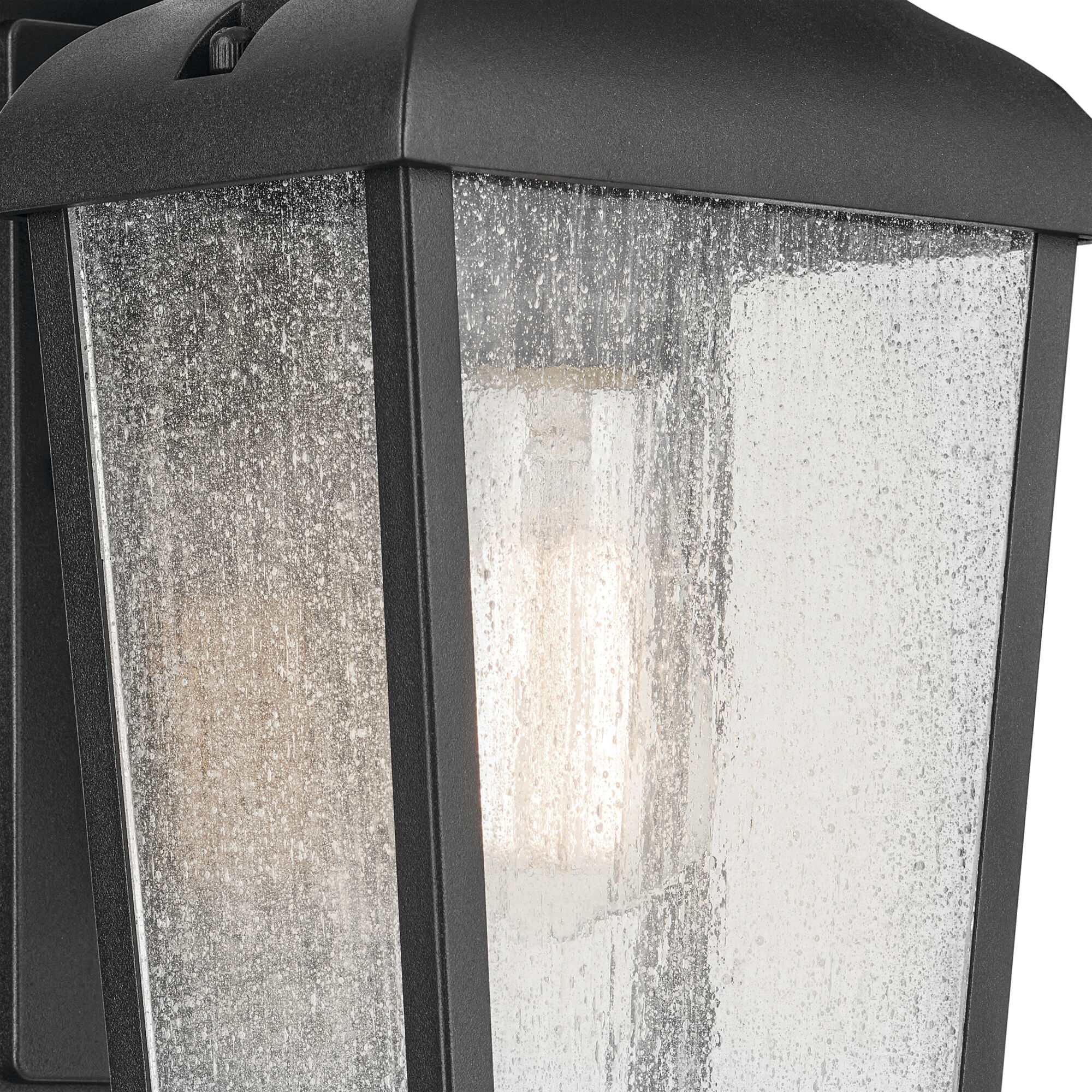 Forestdale 1 Light 14.75 inch Textured Black Outdoor Wall Sconce, Small