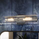 Jemsa 2 Light 18 inch Polished Nickel Wall Sconce Wall Light