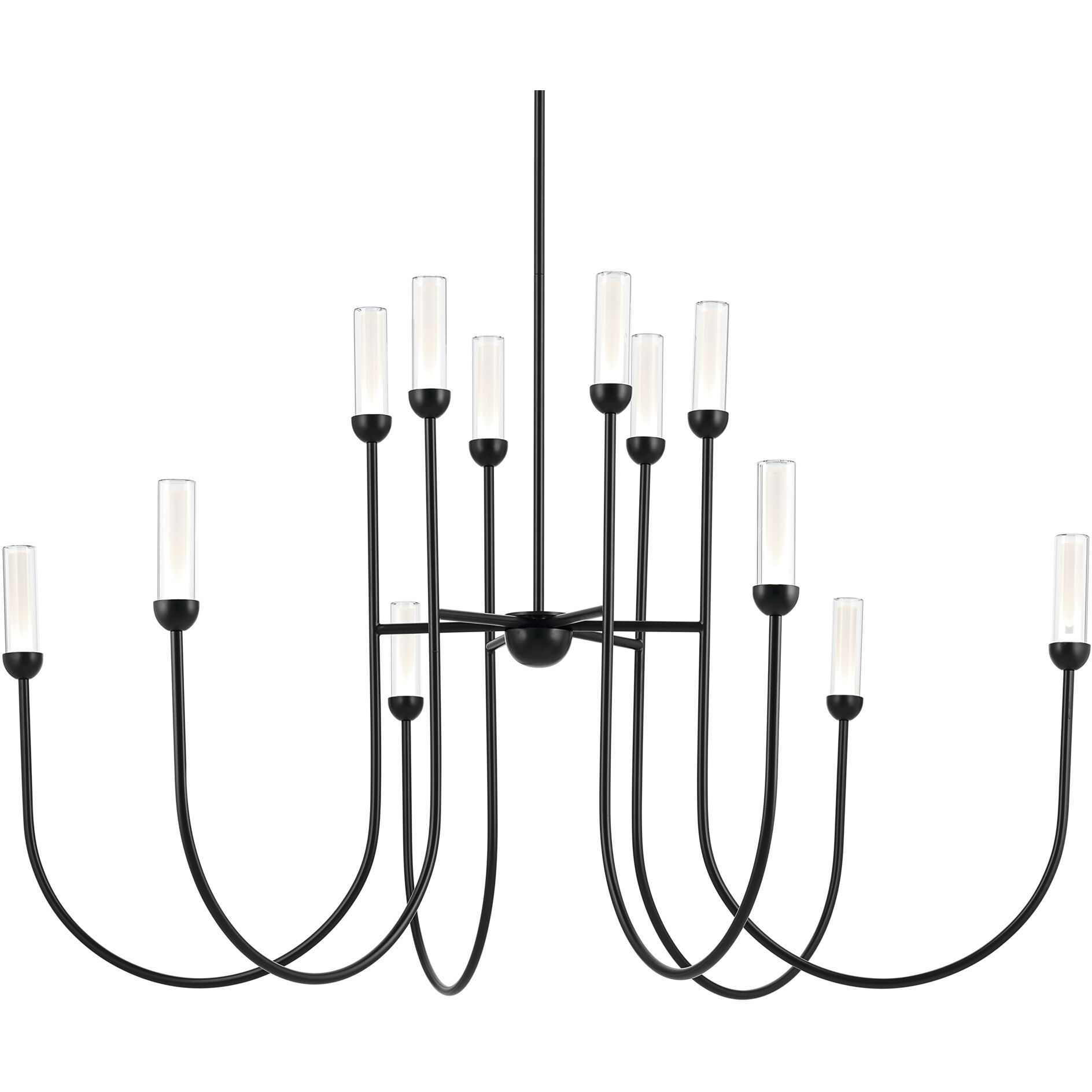 Moraine LED Black Chandelier Ceiling Light