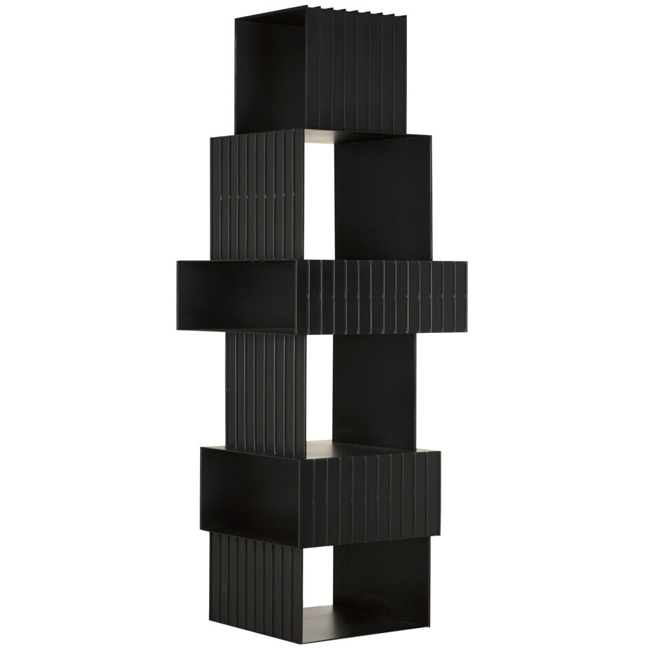 Fujimoto Matte Black Bookcase