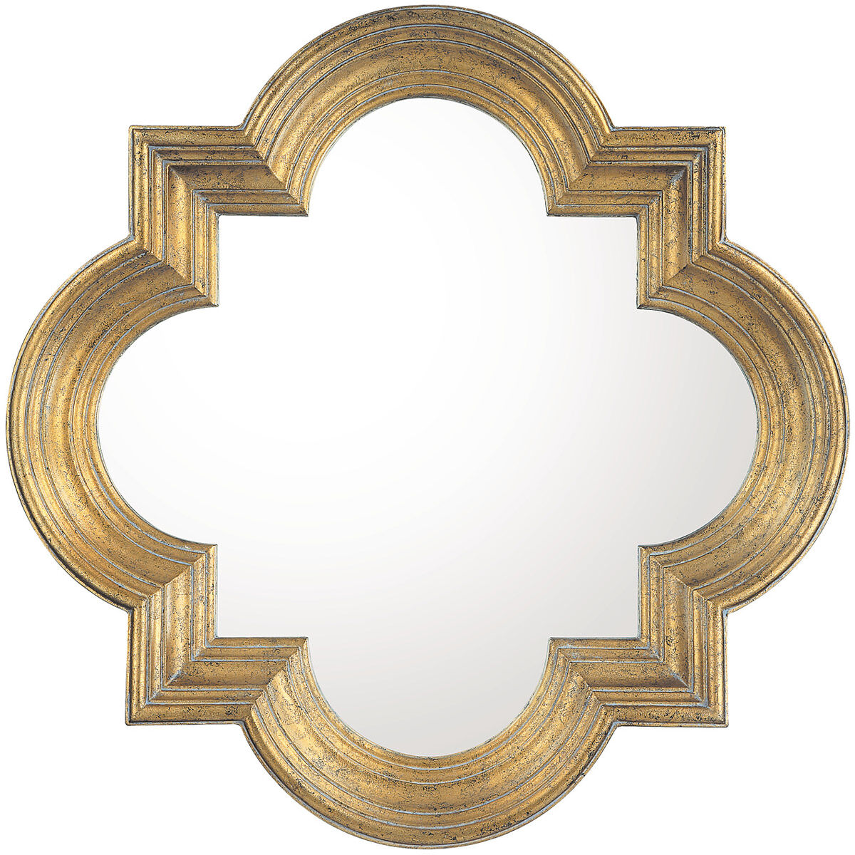 Mirror 34 X 34 inch Antique Gold Wall Mirror