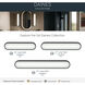 Daines LED 18.75 inch Black Bath Bar Wall Light