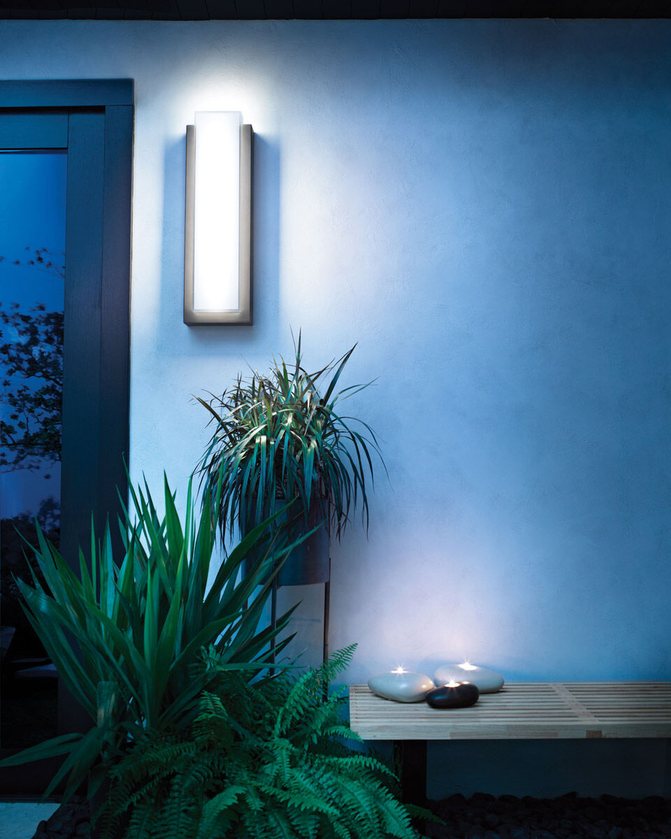 Kichler 49558AZLED Dahlia LED 25 inch Architectural Bronze Outdoor Wall Large