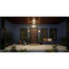 Mercer 1 Light 16 inch Black with Silver Highlights Outdoor Wall, Medium