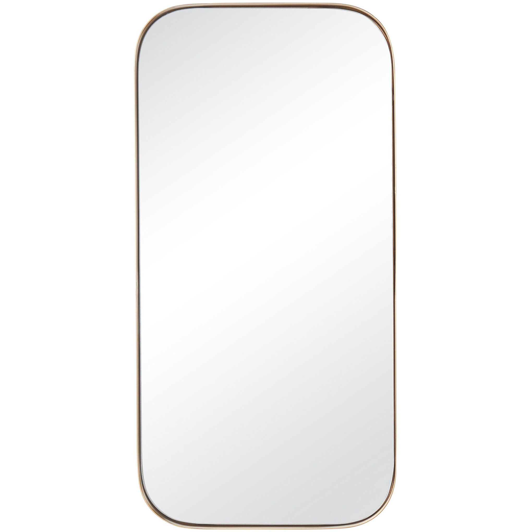Minimalist 31.75 X 15.8 inch Clear Wall Mirror