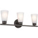 Stamos 3 Light 22 inch Olde Bronze Bath Vanity Light Wall Light, 3 Arm