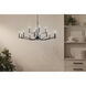 Malene 14 Light Black Chandelier Ceiling Light, 2 Tier Large