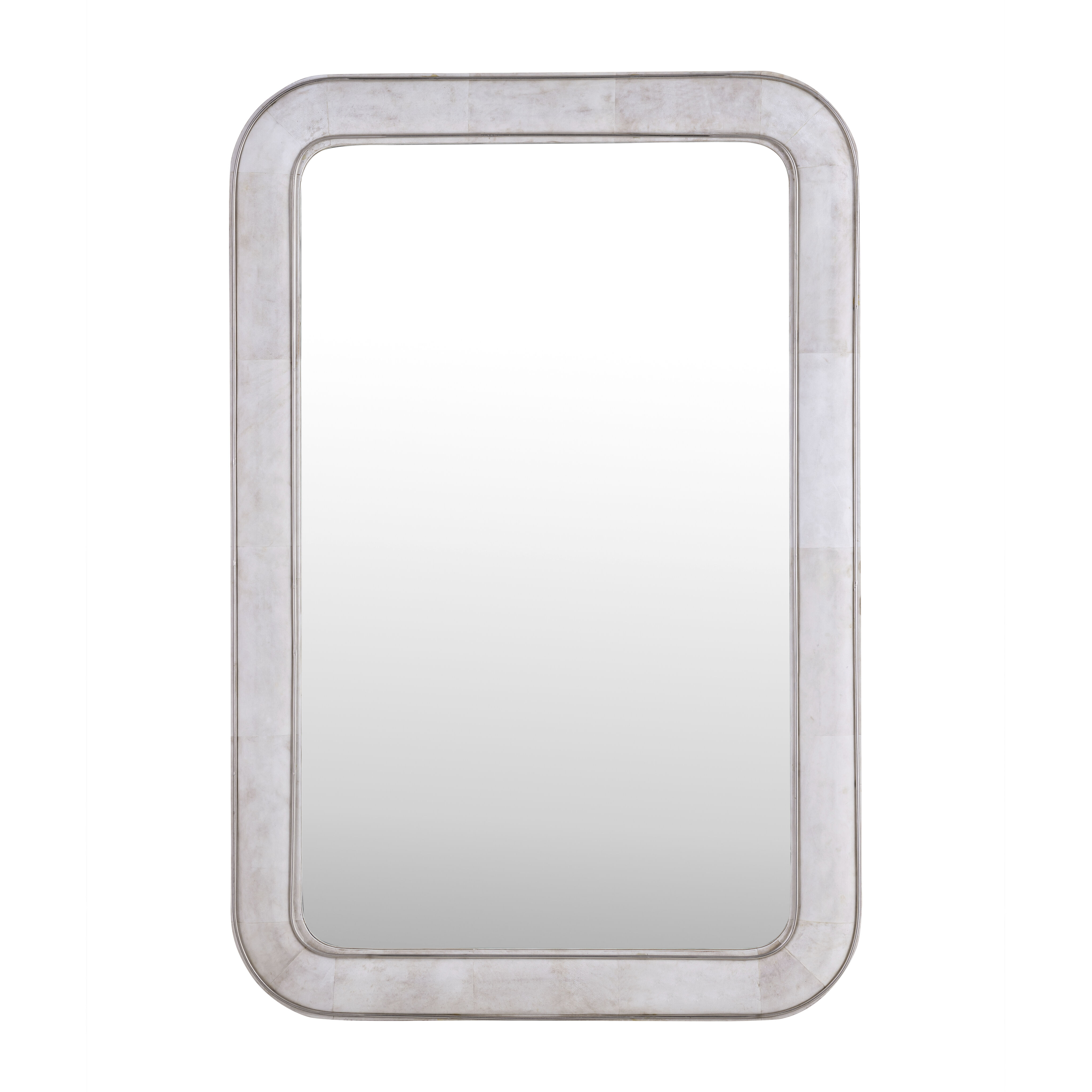 Elk Home Burton 48 X 32 inch Parchment with Satin Nickel and Mirror Wall Mirror H0896-11946 - Open Box