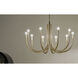 Odensa LED 40.25 inch Champagne Bronze Chandelier Ceiling Light in Brushed Gold and Champagne Bronze