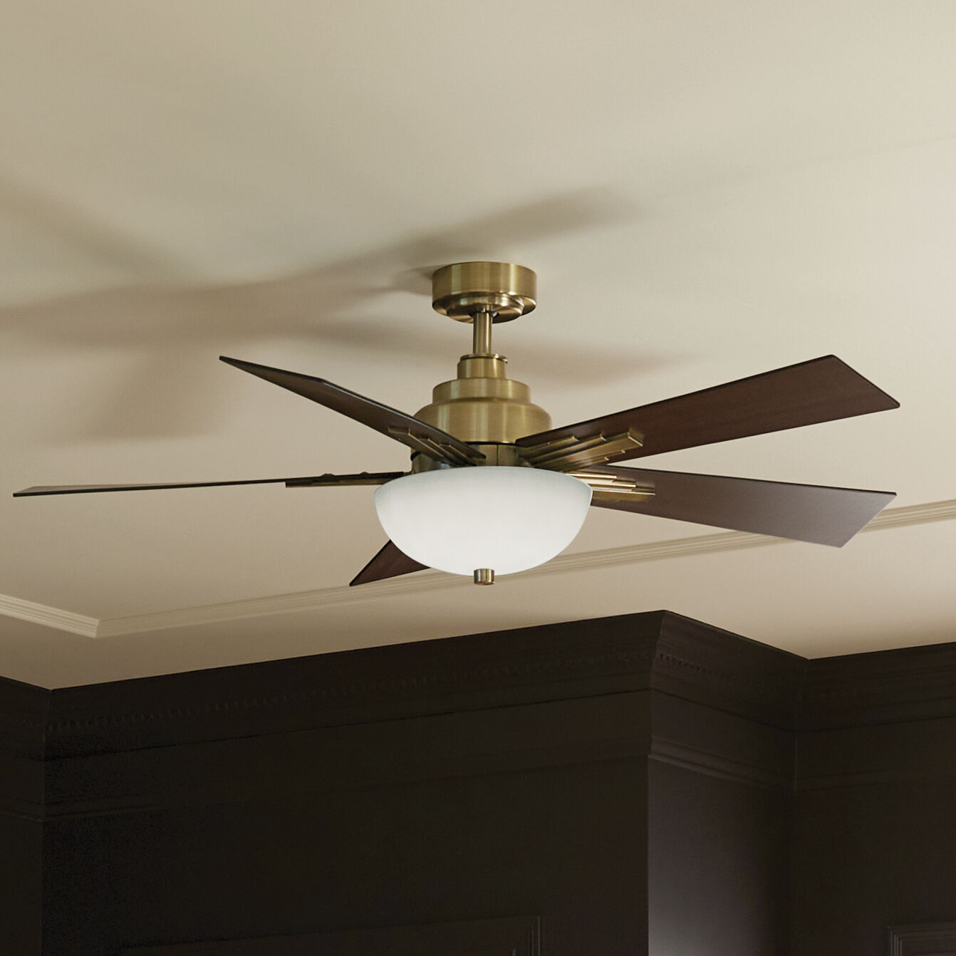Kichler 300345BNB Vinea 52 inch Brushed Natural Brass with