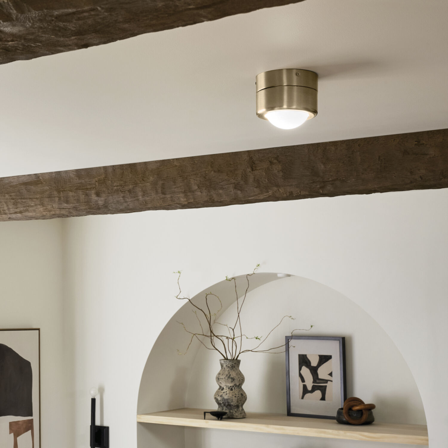 Champagne wall mounted led light fixture on sale