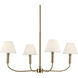Eadie 4 Light Champagne Bronze Chandelier Ceiling Light