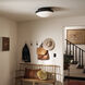 Bretta 3 Light 17.75 inch Black Flush Mount Ceiling Light