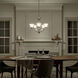 Dover 5 Light 24 inch Brushed Nickel Chandelier 1 Tier Medium Ceiling Light, Medium