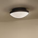 Bretta 3 Light 17.75 inch Black Flush Mount Ceiling Light