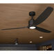 Calyx 60 inch Matte Black with Solid Wood Matte Black Blades Indoor Ceiling Fan
