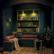 Ruehl 1 Light Champagne Bronze Flush Mount Ceiling Light