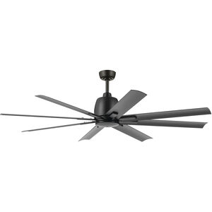 Breda 65 inch Satin Black Ceiling Fan
