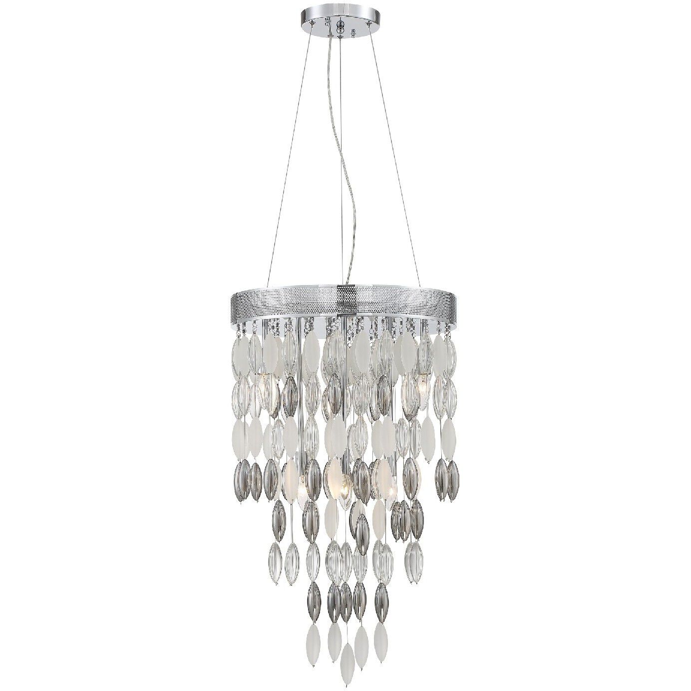 Hudson 6 Light 18 inch Polished Chrome Chandelier Ceiling Light