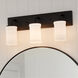 Homestead Vetivene 3 Light 24 inch Textured Black Vanity Light Wall Light, Vetivene