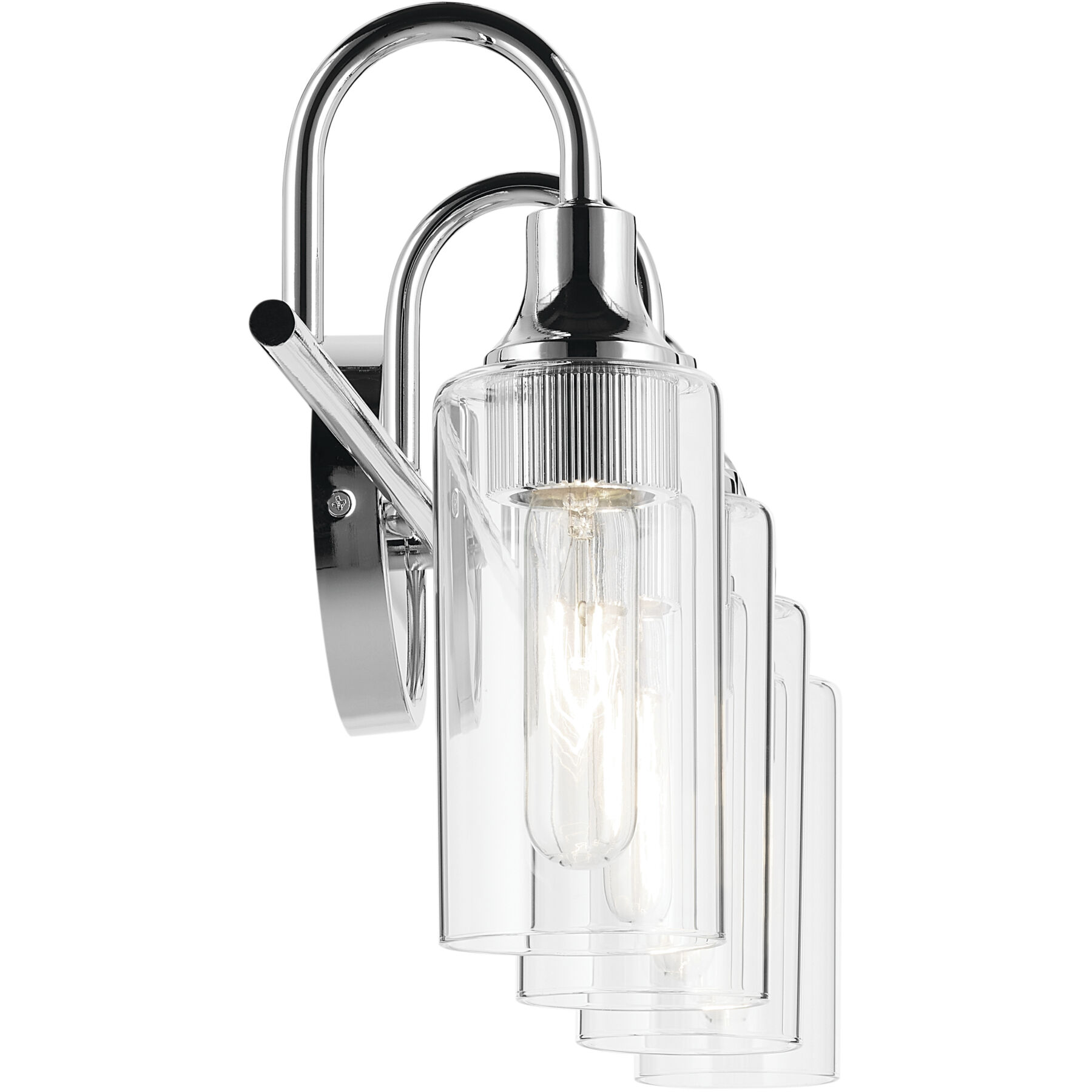 Kavi 4 Light 31.5 inch Chrome Vanity Light Wall Light