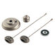 Independence Brushed Stainless Steel Finial Kit