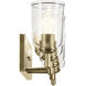 Shailene 4 Light 29.75 inch Natural Brass Bath Light Wall Light