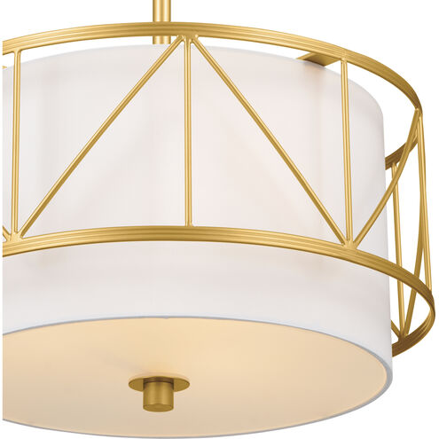 Birkleigh 3 Light 14 inch Classic Gold Flush Mount Ceiling Light