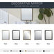 Independence 30 X 24 inch Brushed Nickel Wall Mirror