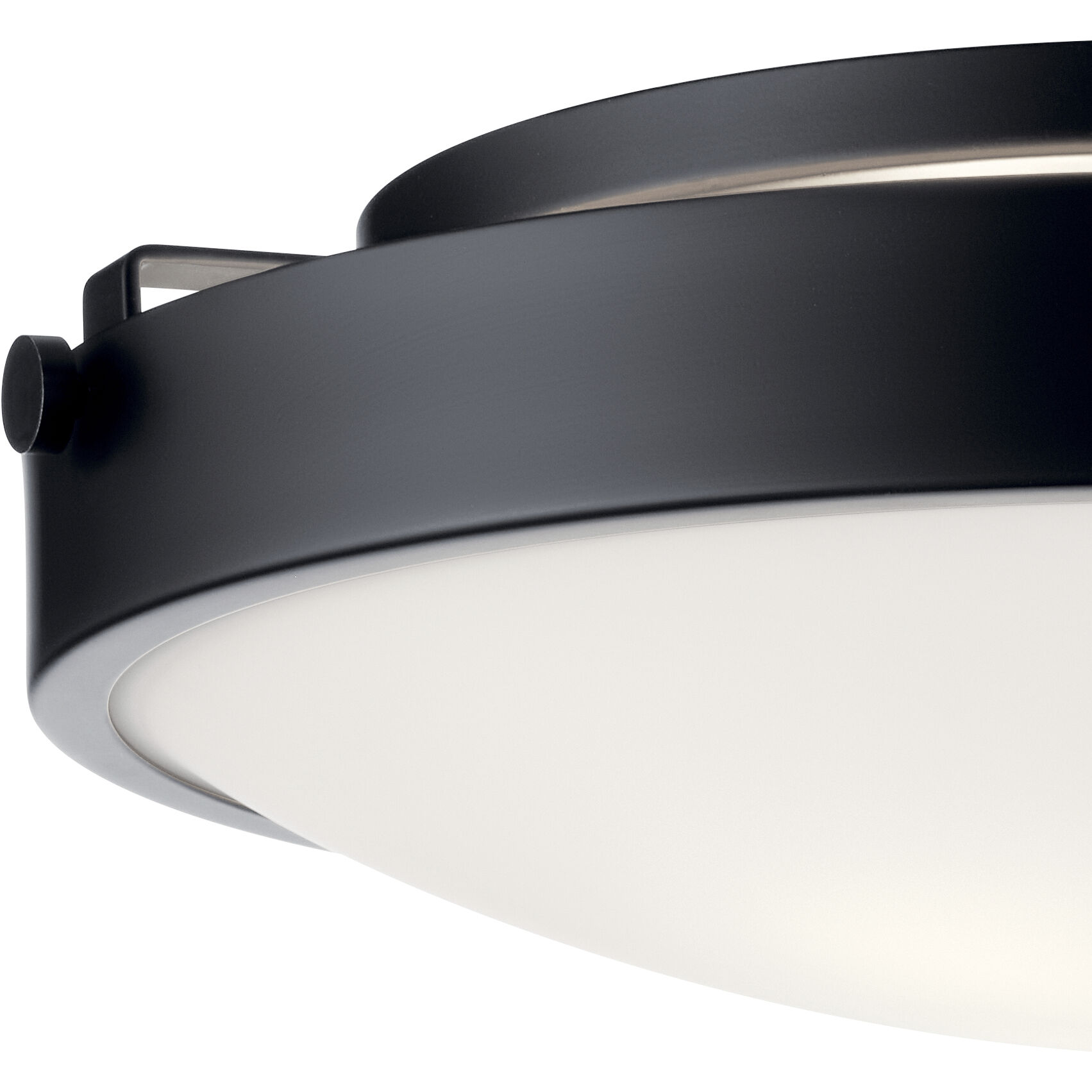 Lytham 3 Light 17.25 inch Black Flush Mount Ceiling Light