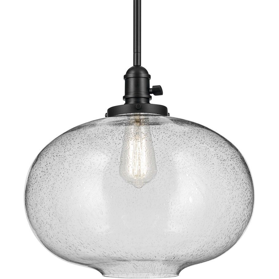 Avery 1 Light Black Pendant Ceiling Light