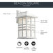 Beacon Square 1 Light 14 inch White Outdoor Wall, Medium